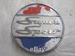 Chris Craft Super Sport vintage chrome console logo badge project/restoration