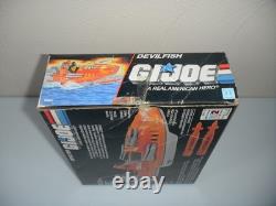 100% Complete 1986 Devilfish in Box Vintage G. I. GI Joe Motorboat 3.75 ARAH Lot
