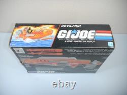 100% Complete 1986 Devilfish in Box Vintage G. I. GI Joe Motorboat 3.75 ARAH Lot