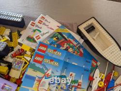 10+ Pound Bulk Lot of Vintage Used LEGO of Parts and Instruction Manuals & Boats