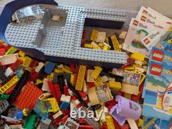 10+ Pound Bulk Lot of Vintage Used LEGO of Parts and Instruction Manuals & Boats