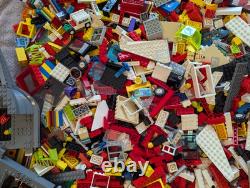 10+ Pound Bulk Lot of Vintage Used LEGO of Parts and Instruction Manuals & Boats