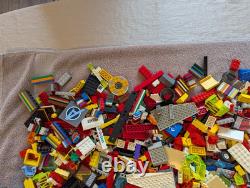 10+ Pound Bulk Lot of Vintage Used LEGO of Parts and Instruction Manuals & Boats