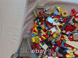 10+ Pound Bulk Lot of Vintage Used LEGO of Parts and Instruction Manuals & Boats