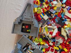 10+ Pound Bulk Lot of Vintage Used LEGO of Parts and Instruction Manuals & Boats