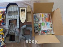 10+ Pound Bulk Lot of Vintage Used LEGO of Parts and Instruction Manuals & Boats