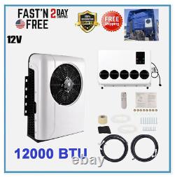 12000BTU 12V Universal Car Truck Cab Air Conditioner Electric AC Compressor Kit