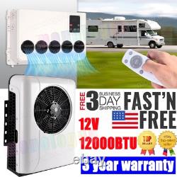12V 12000 BTU Truck Cab Air Conditioner Split AC Fits Semi Trucks Bus RV Caravan