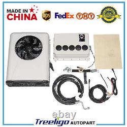 12V Car Truck RV Air Conditioner Split AC 12000BTU fits Semi truck bus Excavator