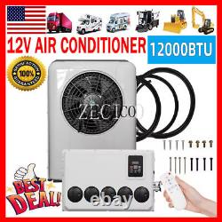 12V Electric Truck Air Conditioner A/C Kit Only Cooling for Universal Car Bus RV