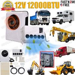 12V Mini Split AC RV Truck Air Conditioner Unit Fits Semi Truck Bus Easy Install