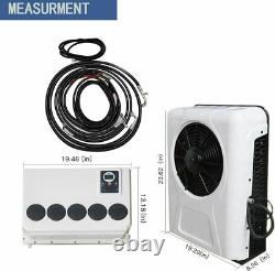 12V Mini Split AC RV Truck Air Conditioner Unit Fits Semi Truck Bus Easy Install