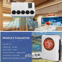 12V Split Truck AC Unit 12000BTU 960w Air Conditioner Fits Semi Bus RV Caravan
