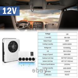 12V Split Truck AC Unit 12000BTU 960w Air Conditioner Fits Semi Bus RV Caravan