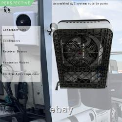 12V Split Truck AC Unit 12000BTU 960w Air Conditioner Fits Semi Bus RV Caravan