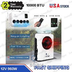 12V Truck RV air conditioner Electric parking AC unit 10000btu fit Truck Caravan