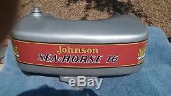 1929 Johnson Seahorse S-45 Outboard Fuel Tank Vintage Rare