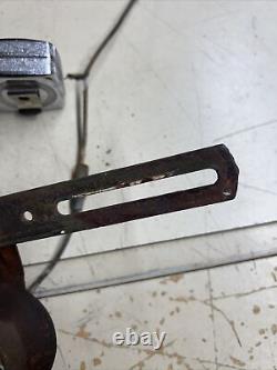 1940s 1950s GM Chevy GMC Pontiac Buick Oldsmobile License Plate Mount With Light