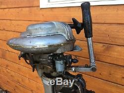1941 Mercury KB-3 antique outboard boat motor 3.2 hp