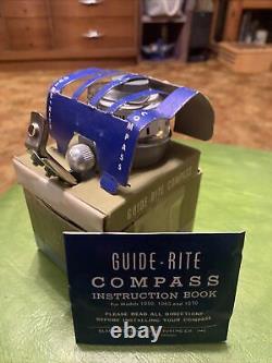 1950s Antique Auto Plane Boat Guide rite Compass Vintage Chevy Ford Hot Rod
