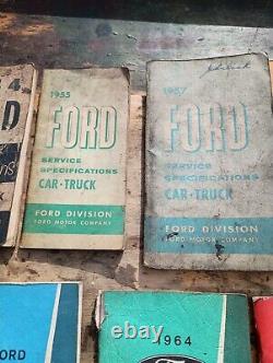 1953 -1969 Ford Service Specifications Car Truck Spec Book Mechanical Data