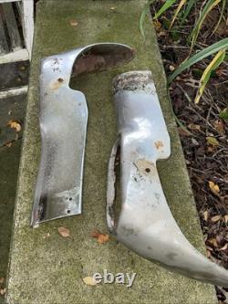 1954 Chevrolet Grille Parts Extensions Trim Belair 150 210 PAIR