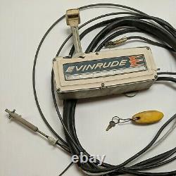 1960's Evinrude OMC Selectric Outboard Boat Remote Control Box VTG parts
