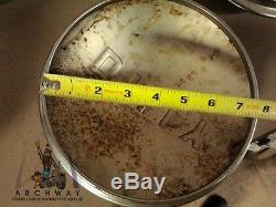 1960's Vintage Dilly Shiny Trailer Hub Caps