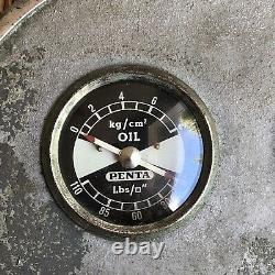 1960's Volvo Penta Hydrodyne boat gauge cluster Dash Vintage For Parts Or Deco