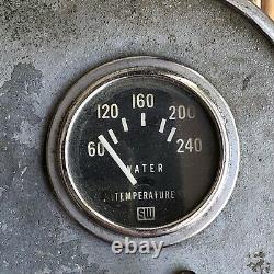 1960's Volvo Penta Hydrodyne boat gauge cluster Dash Vintage For Parts Or Deco