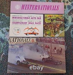 1964 NHRA WINTERNATIONALS POMONA PROGRAM-RARE-SOUVENIR Raceway official