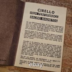 1968 Cirello Magneto Catalog Hot Rod Drag Racing Bonneville vtg Distributor part