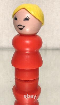1972 Vintage Fisher Price House Boat Parts Blonde Hair Mother/ Loose/ Pre Owned