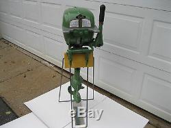 1 New Vintage Looking Steel Outboard Motor Stand Boat Motor Stand (thru 10 HP)