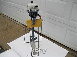 1 New Vintage Looking Steel Outboard Motor Stand Boat Motor Stand (thru 10 HP)