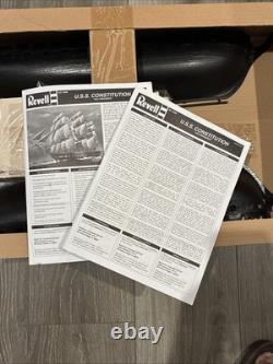 2004 Revell 1-96 USS Ship Constitution Model Kit New Open Box Parts Sealed Vtg