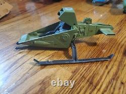 20 Vintage Gi Joe Vehicle Lot, Tanks, Boats & Planes, Most Are Parts And Repair