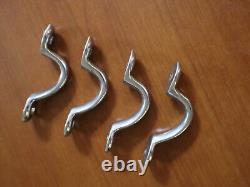 20's 1930's 1940's Car Truck Boat Door Check Strap Hand Assist Brackets Vintage