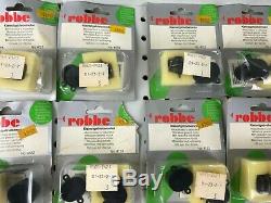 24pc LOT Vintage ROBBE RC Parts Cars Boats 4123 Miniature Geared Motor 150RPM 6V