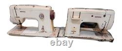 2 Bernina 817 Sewing Machines BOAT ANCHORS As Is For Parts Or Repair-rusty- Sad