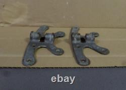 2- Vintage Butterfly OAR LOCK HOLDERS Brackets #21 cast iron row boat parts