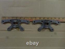 2- Vintage Butterfly OAR LOCK HOLDERS Brackets #21 cast iron row boat parts