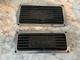 2 Vintage Century Boat Parts Hardware Step Pads Chrome Frames W Rubber Insets