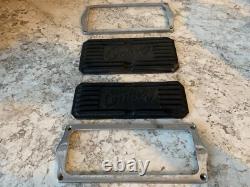 2 Vintage Century Boat Parts Hardware Step Pads Chrome Frames w Rubber Insets