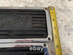 2 Vintage Century Boat Parts Hardware Step Pads Chrome Frames w Rubber Insets