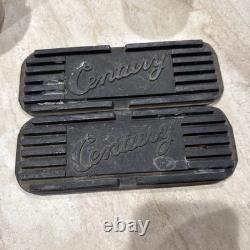 2 Vintage Century Boat Parts Hardware Step Pads Rubber Insets