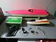 2 Vintage Rc Boats 41 Mrp Racer & Germany With Futaba Remote, Stand & Parts