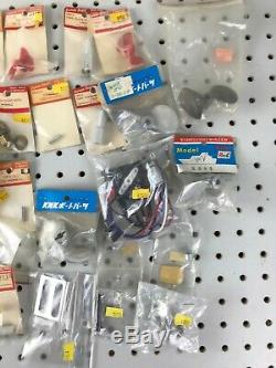 31pc Vintage DUMAS BOATS RC Parts Props Hardware Coupling Spring Mount Speed etc