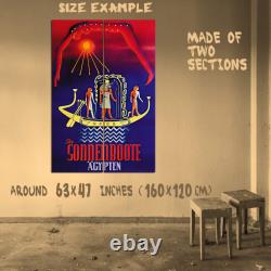 363682 Egypt Boat Arab Arabic Egyptian Tourism Travel Vintage Poster AU