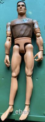 3 Vintage Hasbro 1996 G. I. Joe Pawtucket 12 Action Figures with 1997 case